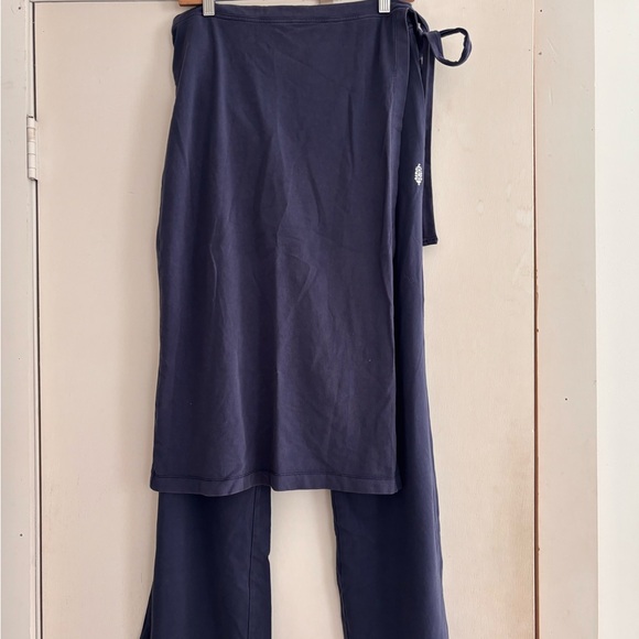 FP Movement Hot Shot Sarong pants Medium Navy blue EUC Free People - Picture 8 of 9